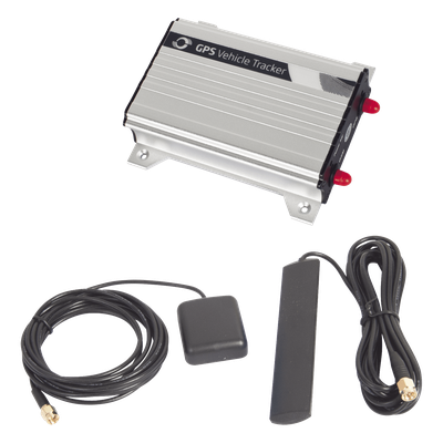 Localizador GPS 2G vía celular con múltiples entradas y salidas digitales, entradas análogas, opción para audio bidireccional,robusta carcasa de aluminio,botón de pánico y cable programador incluidos.
