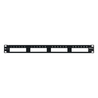 Patch Panel MAX Modular (Vacío), de 24 Puertos, Plano, 1UR