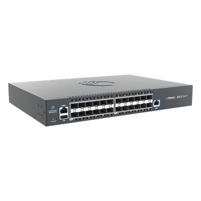 Switch cnMatrix EX3024F Ideal para Distribución en una Red Empresarial / 24 Puertos de Fibra Óptica SFP+(10 Gbps) / Capa 2 y Capa 3 / Doble Fuente de Alimentación en Corriente Alterna / Gestión Gratuita Desde la Nube