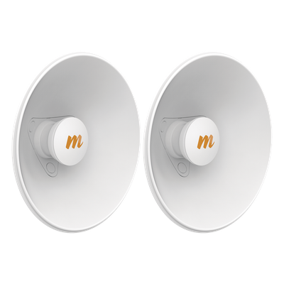 Par de Antenas Modulares Dual Slant, 4.9 – 6.4 GHz, Dimensiones (27 cm), Apertura 45°, Ganancia de 20 dBi, Diseñadas para radio C5x