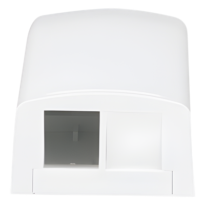 Caja de Montaje en Superficie, Para 2 Módulos Keystone, Color Blanco