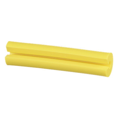 Manguito Porta Etiquetas de Identificación, Para Fibra Simplex de 2 mm, 0.08 Pulgadas (2 mm) de Largo, Color Amarillo, Paquete de 100pz