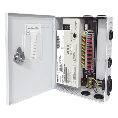 Fuente / 11-15 V / 9 canales / 16 A / Alta tecnología en seguridad / Doble ventilador / Hasta 1.8 Amperes por Salida / Filtro de ruido por canal / Diseño de alta gama.