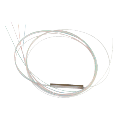 Splitter (Divisor Óptico) Tipo PLC, de 1×4, para Fusión (Sin Conectores)