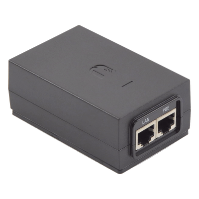 Adaptador PoE Ubiquiti de 24 VDC, 1.0 A Puerto Fast Ethernet