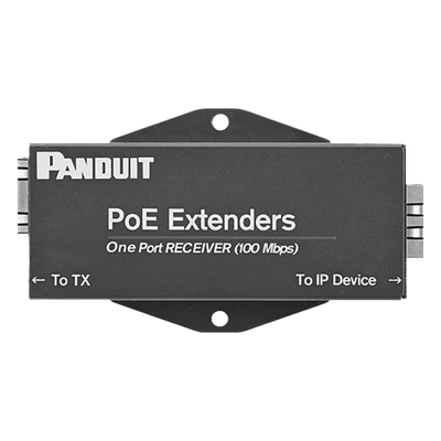Receptor PoE/PoE+ Para Uso con Transmisor POEXTX1, Hasta 610 Metros (2000 ft) con Cable Cat5e o Cat6, 10/100Mbps