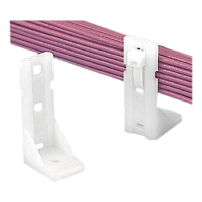 Sujetador-Separador Pan-Post de Nylon 6.6, Para Fijación de Mazos de Cables con Cinchos, Uso Interior, Color Natural, 1 Pieza