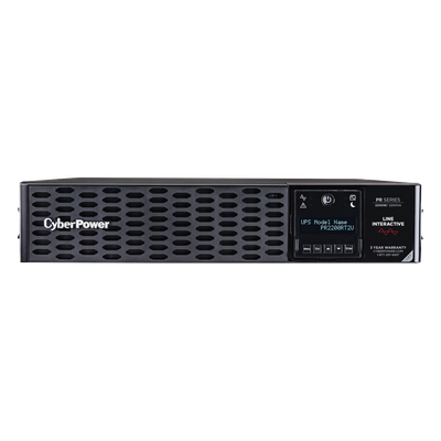 UPS de 2200 VA/2200 W, Topología Línea Interactiva, Entrada 120 Vca NEMA L5-30P, Onda Senoidal Pura, Torre o Rack 2 UR, Con 8 Tomas NEMA 5-20R