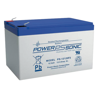 Batería 12V Recargable, 12AH, Para Respaldo, Tecnologías AGM/VRLA, 5 Años Vida Útil, Terminales tipo F2, Reconocida UL , Sin Mantenimiento, Sin Derrames
