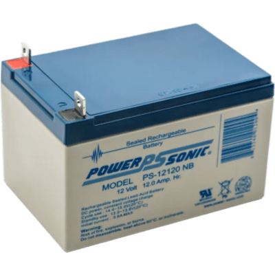 Batería 12V Recargable, 12AH, Para Respaldo, Tecnologías AGM/VRLA, 5 Años Vida Útil, Terminales tipo NB1, Reconocida UL , Sin Mantenimiento, Sin Derrames