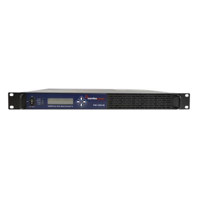 Inversor de corriente Onda Pura Montaje en rack 1200W, 48 Vcc- 120 VCA, 50/60 Hz