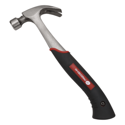 Martillo Uso Rudo de Acero Forjado de 16 oz. con Uña Curva. Con Sujetador Magnético de Clavos.