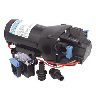 Bomba controlada por presión Par Max HD 4′ a 12 Vca, alta presión 40 psi 15 lpm / 4 gpm