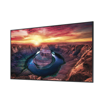 Pantalla Profesional LED de 43″ para marketing digital / UHD 4K (3840x2160p) / Entradas de Video HDMI / uso 24/7 / Compatible VESA 200×200 / compatible con plataforma de gestion Samsung VXT
