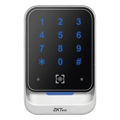 Lector Wiegand de Código QR Proximidad y Teclado / IP65 / Carcasa Metálica / QR Dinámico / RS485 OSDP