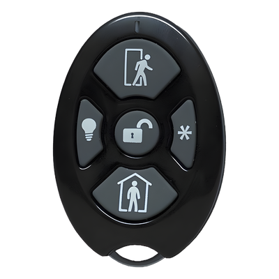 ALULA – Control Remoto de Seguridad Cinco Botones / Compatible con Automatización del Hogar / Encriptación Inalámbrica / Indicador de Batería Baja