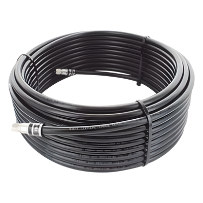 Jumper Coaxial / Tipo RG58 / Color Negro / Conectores BNC RFB11062ST / 29 Metros (95.14 Pies)