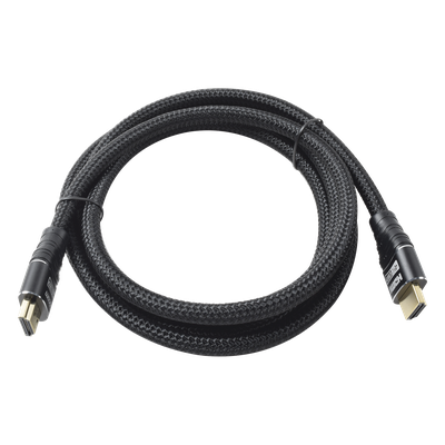 Cable HDMI Ultra-Resistente Redondo de 1.8m ( 5.9 ft ) Optimizado para Resolución 4K ULTRA HD