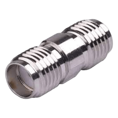 Adaptador en Línea tipo Barril, de Conector SMA Hembra a SMA Hembra, Níquel/ Oro/ Teflón.