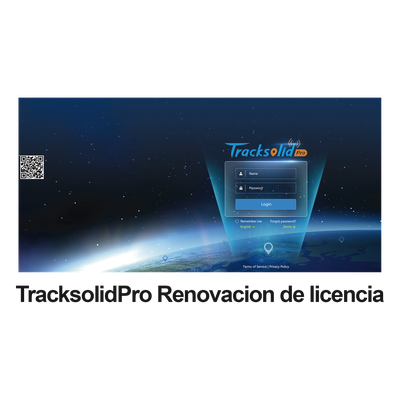 Renovación de licencia para plataforma TracksolidPro