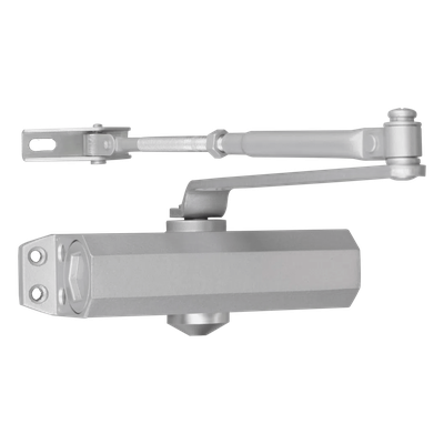 Cierra Puertas  / De Superficie / Puertas de Metal / Puertas de Madera / Ajustable para Tamaños  / Puertas Hasta 65 kg / Incluye Herrajes / Brazos de Acero Forjado