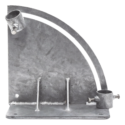 Base para Mástil con Ajuste de Ángulo. Diámetros de Mastil: 1″ a 1-3/4″