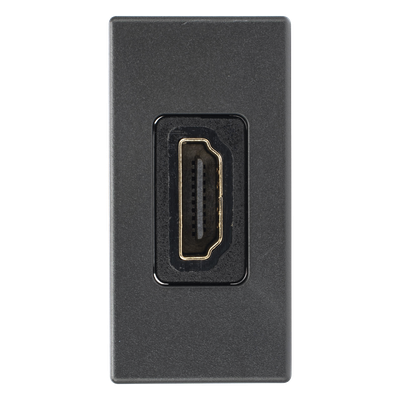 Módulo HDMI Hembra – Hembra Color Grafito / (K129B/14)