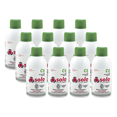 Paquete De 12 Latas De Gas Genuino De Monóxido De Carbono CO De Uso Manual o Dispensadores SOLO-330/SOLO-332