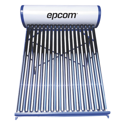 Bóiler Solar de 180L, Baja Presión con 18 Tubos de Vacío de Mayor Resistencia y Termotanque Inoxidable de Grado Alimenticio 180 L Resistentes a Granizo de Hasta 25 mm/ l, Incluye Anodo de Magnesio