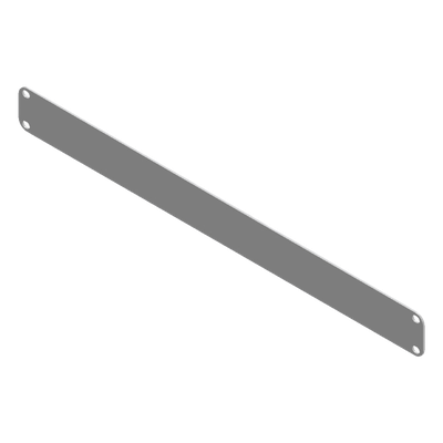 Tapa Ciega para Rack / 1 Unidad (1U) / 19 Pulgadas / Acero Calibre 14 / Pintura Electrostática Blanca / 483 x 44 mm (19 x 1.73 in)