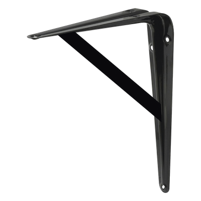 Ménsula de Acero Reforzado  13″ x 20″ ( 33 x 50.8 cm) /Color Negro.