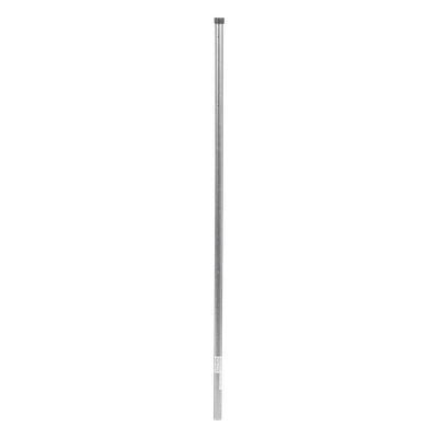 Poste de Esquina de 1.2m para Cerca Electrificada de Tubo Galvanizado cal. 18 de 1″Diam. Ideal para 5 Aisladores (No incluidos).