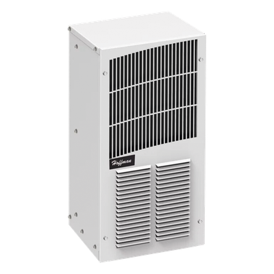 Aire Acondicionado Compacto Para Exterior, Uso en Gabinetes de Telecomunicaciones de Grado Industrial, Frío/Calor T20, 2000 BTU, 115 Vca, de Acero, Color Gris