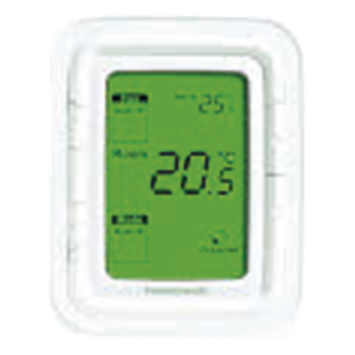 Termostato digital vertical para fan and coil de 2 y 4 tubos, control de ventilador de 3 velocidades, 120 VCA, pantalla LCD con luz de fondo verde