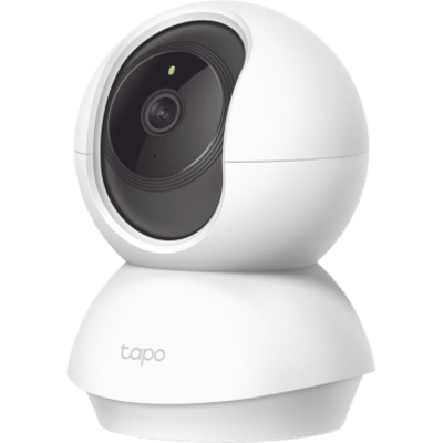 Cámara de Seguridad Doméstica Tapo C210 / 2K (2304 × 1296) / Seguimiento Automático 360° / Detección de Personas y Llanto de Bebé / Visión Nocturna 12 m (40 ft) / Audio Bidireccional / Almacenamiento mic
