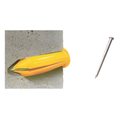 Kit de 20 taquetes y 20 clavos 1″ para muro falso (1207-03230)