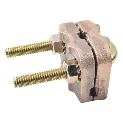 Conector de Varilla 5/8″ a Cable Calibre 4  a 3/0 AWG.