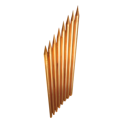 Varilla de Acero con Recubrimiento de Cobre Diámetro 5/8″ de 1.5 m de Largo