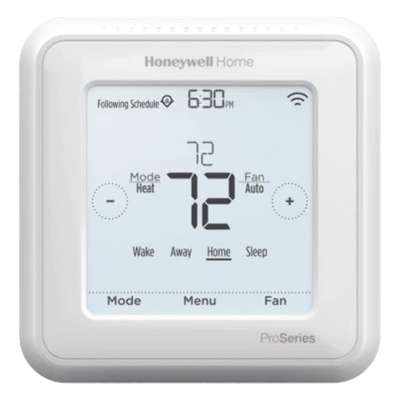 Termostato inteligente Wi-Fi programable para sistemas de hasta 2H/1C bomba de calor o 2H/2C convencional, serie T6 Pro