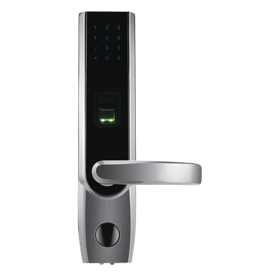 Cerradura autónoma derecha bluetooth de huella digital, tarjeta de proximidad y contraseña / APP ZK Smart Key