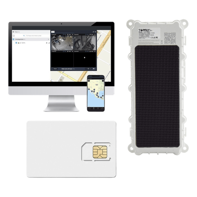 KIT Dispositivo de Seguimiento de Activos / Protección IP67 / Recargable Li 9600 mAh / LTE Cat-M1/NB-IoT / Tamaño Compacto / Funciona con Energía Solar / + EPCOMGPSCODE + SIM500MB2Y