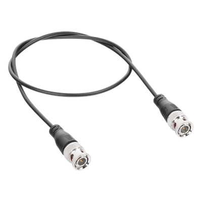 Cable Coaxial Armado con Conector BNC (Video) / Longitud de 0.6 Metros (1.97 Pies) / Optimizado para Cámaras 4K / Uso en Interior