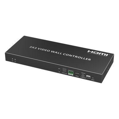 Controlador de video Wall | 1 entrada de fuente fuente HDMI a 9 salidas HDMI | 3×3 | 4K60Hz
