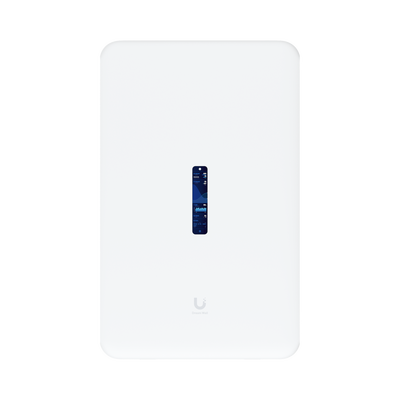 Dream Wall Cloud Gateway 10G Diseñado para Montaje en Pared con WiFi 6 Integrado, Switch PoE de Alta Potencia y Compatibilidad Total con Aplicaciones UniFi