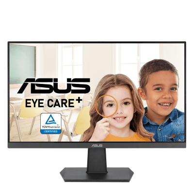 Monitor LED LCD ASUS VA27EHF / 27 Pulgadas / Resolución Full HD 1920×1080 / Relación de Aspecto 16:9 / Frecuencia de Refresco 100 Hz / Clase de Eficiencia Energética E / Garantía de 7 Años
