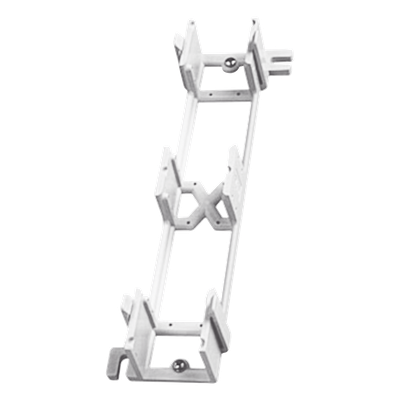 Montaje de Pared para Panel de Parcheo de 12 Puertos, Color Blanco