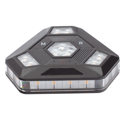 Luz Auxiliar Ámbar Ultra Brillante Para Automóviles, Motocicletas y Bicicletas Con Montaje Magnético
