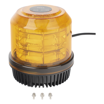 Burbuja brillante de 12 LEDs, color ambar, montaje fijo
