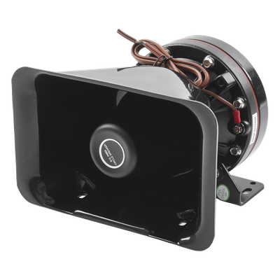 Bocina de uso Rudo, de 200 W, Alto Rendimiento y Base en Aluminio, 8 Ohms de Impedancia